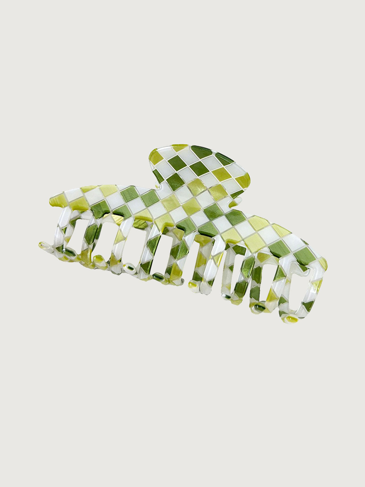 Plaid Hairpin Beach Accessories Green Beach Accessories - SAMIOLSWIM