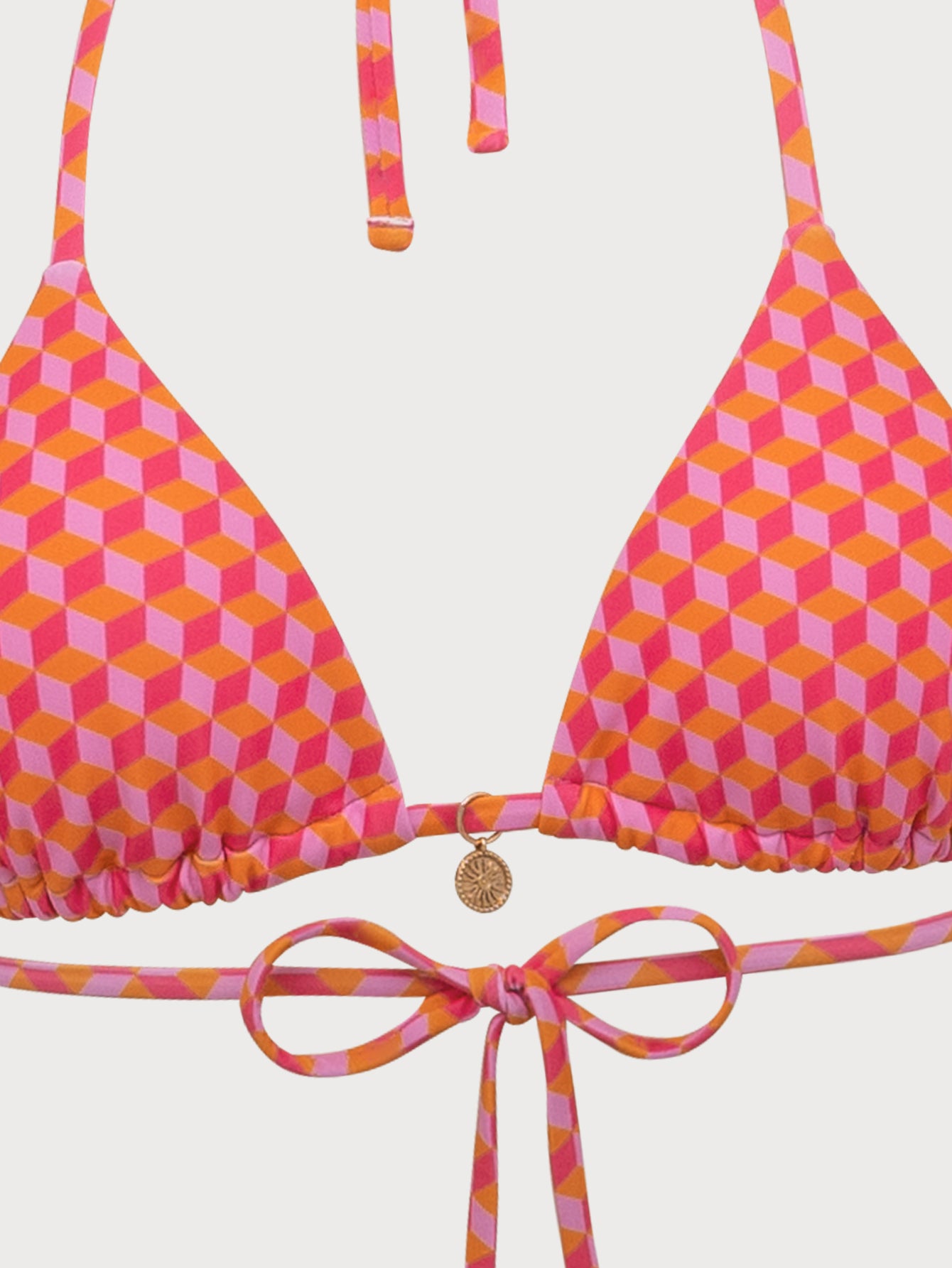 Women'S Polyester Knit Geometric Print Bikini Set Bikinis - SAMIOLSWIM