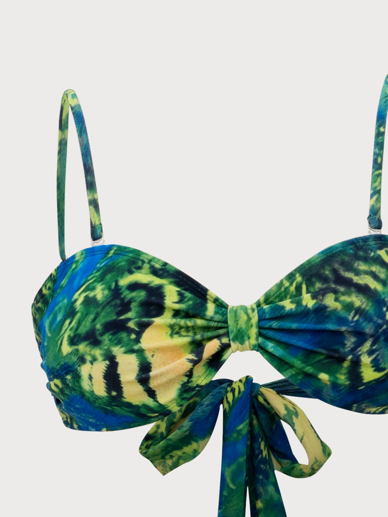 Women'S Polyester Knit Tie Dye Bikini Set Bikinis - SAMIOLSWIM