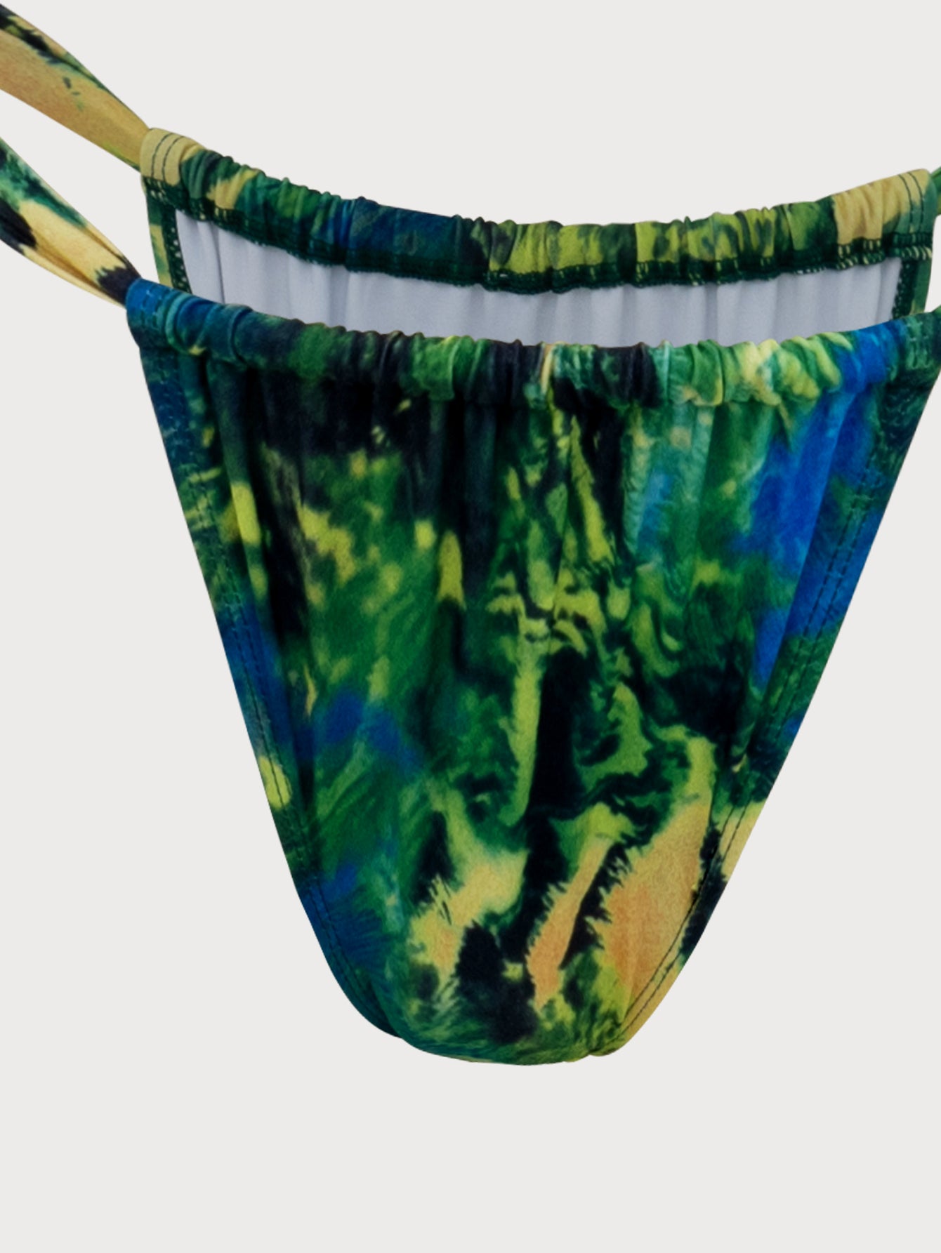 Women'S Polyester Knit Tie Dye Bikini Set Bikinis - SAMIOLSWIM