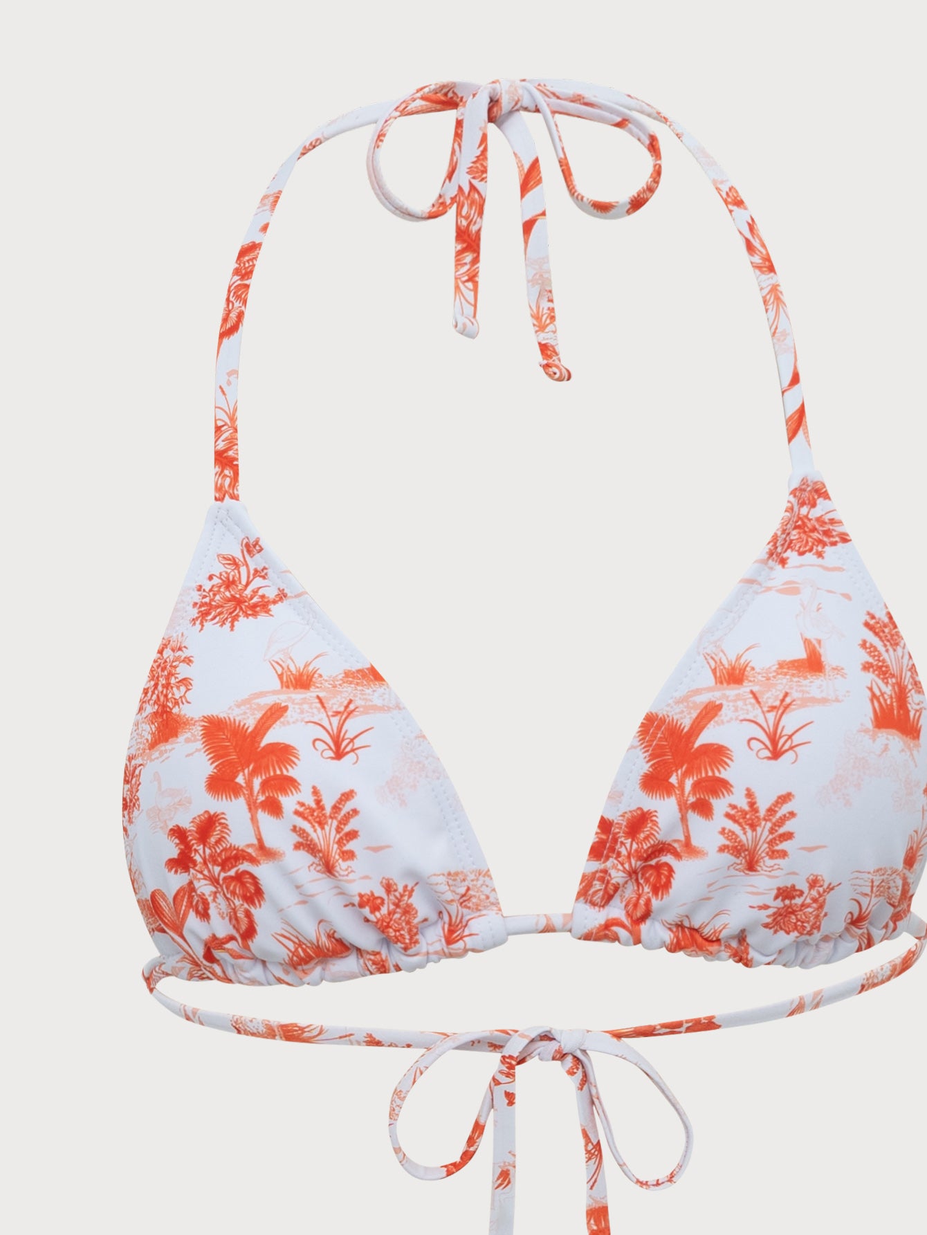 Women'S Polyester Knitted Floral Print Bikini Set Bikinis - SAMIOLSWIM